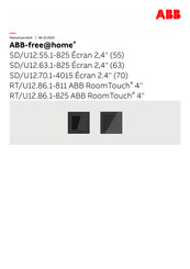 ABB ABB-free@home SD/U12.70.1-4015 Manuel Produit