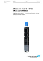 Endress+Hauser Memosens CCS58E Manuel De Mise En Service