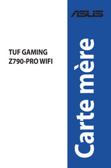 Asus TUF GAMING Z790-PRO WIFI Mode D'emploi