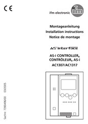 Ifm Electronic AS interface AC1307 Notice De Montage