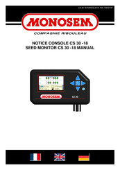 Monosem RIBOULEAU CS 30-18 Notice