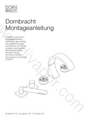 Dornbracht 20 000 811-FF Instructions De Montage