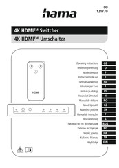 Hama 00121770 Mode D'emploi