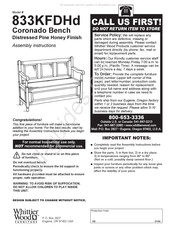 Whittier Wood Furniture 833KFDHd Instructions De Montage