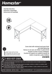 HomeSTAR Z1610378 Instructions D'assemblage