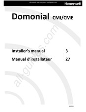 Honeywell Home Domonial CME Manuel D'installateur