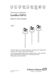 Endress+Hauser Levelflex FMP55 Instructions Condensées