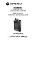 Motorola MINITOR V Guide D'utilisateur
