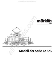 marklin Ee 3/3 Série Mode D'emploi