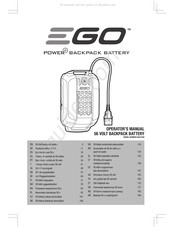 Ego Power+ BAX1500 Mode D'emploi