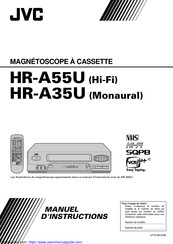 JVC HR-A55U Manuel D'instructions