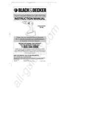 Black & Decker SC1400 Manuel D'instructions