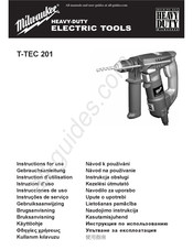 Milwaukee T-TEC 201 Instructions D'utilisation