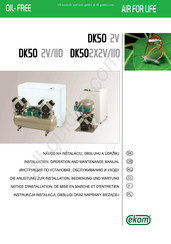 EKOM DK50 2V/110 Notice D'utilisation