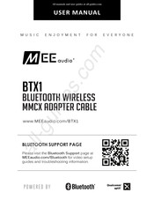 MEE AUDIO BTX1 Mode D'emploi