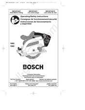 Bosch 1662 Consignes De Fonctionnement/Sécurité