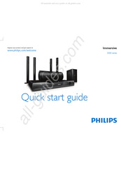 Philips Immersive HTS5581/12 Guide De Démarrage Rapide