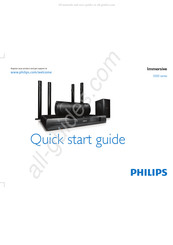 Philips Immersive HTS5561/12 Guide De Démarrage Rapide