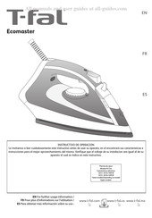 T-Fal Ecomaster FV1732 Instructions D'utilisation