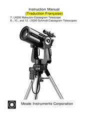 Meade Instruments 13 LX200 Serie Mode D'emploi