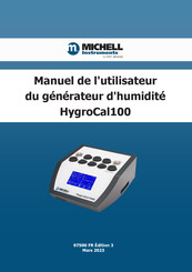 PST Michell Instruments HygroCal100 Manuel De L'utilisateur