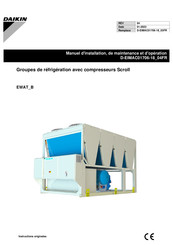 Daikin EWATB-C Série Manuel D'installation