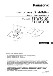 Panasonic ET-PKC300B Instructions D'installation