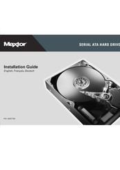 Maxtor SERIAL ATA HARD DRIVE Guide D'installation