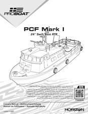 Horizon Hobby ProBoat PCF Mark I 24 Swift Boat RTR Manuel De L'utilisateur