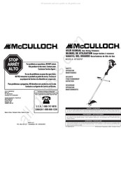 McCulloch MT333707 Mode D'emploi