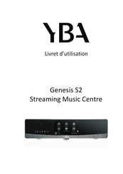 YBA Genesis S2 Livret D'utilisation