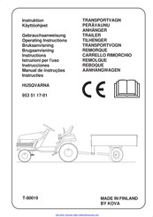 Husqvarna 953 51 17-01 Manuel D'instructions