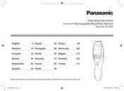 Panasonic ER-GB40 Instructions