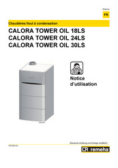 REMEHA CALORA TOWER OIL 30LS Notice D'utilisation