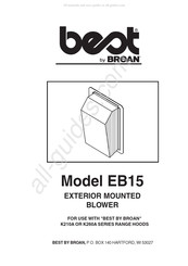 Broan BEST EB15 Mode D'emploi