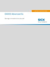 SICK C4000 Advanced Ex Notice D'instructions