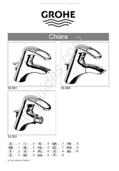 Grohe Chiara 33 201 Instructions D'installation