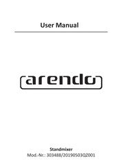 ARENDO 0190503QZ001 Mode D'emploi