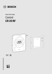 Bosch Control CR 20 RF Guide De Démarrage Rapide