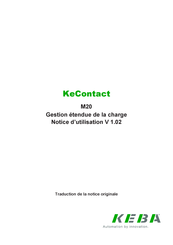 Keba KeContact M20 Notice D'utilisation
