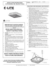 C-LITE C-CP-D-SQ-S6L-SCCT Serie Instructions D'installation