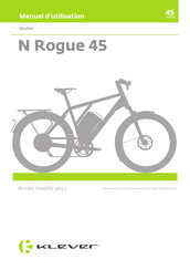 Klever N Rogue 45 Manuel D'utilisation
