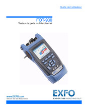 EXFO FOT-930 Guide De L'utilisateur