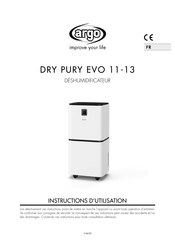 Argo DRY PURY EVO 11 Instructions D'utilisation