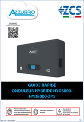 AZZURRO HYD3000-ZP1 Guide Rapide