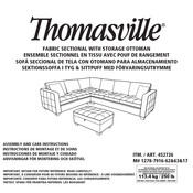 Thomasville 452726 Instructions De Montage