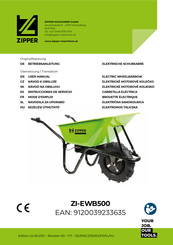 Zipper Maschinen ZI-EWB500 Mode D'emploi