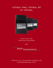 Gap Diagnostic IIDTool BT Manuel De L'utilisateur