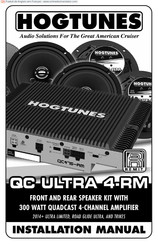 Hogtunes QC ULTRA 4-RM Manuel D'installation