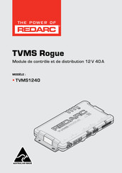Redarc TVMS1240 Mode D'emploi